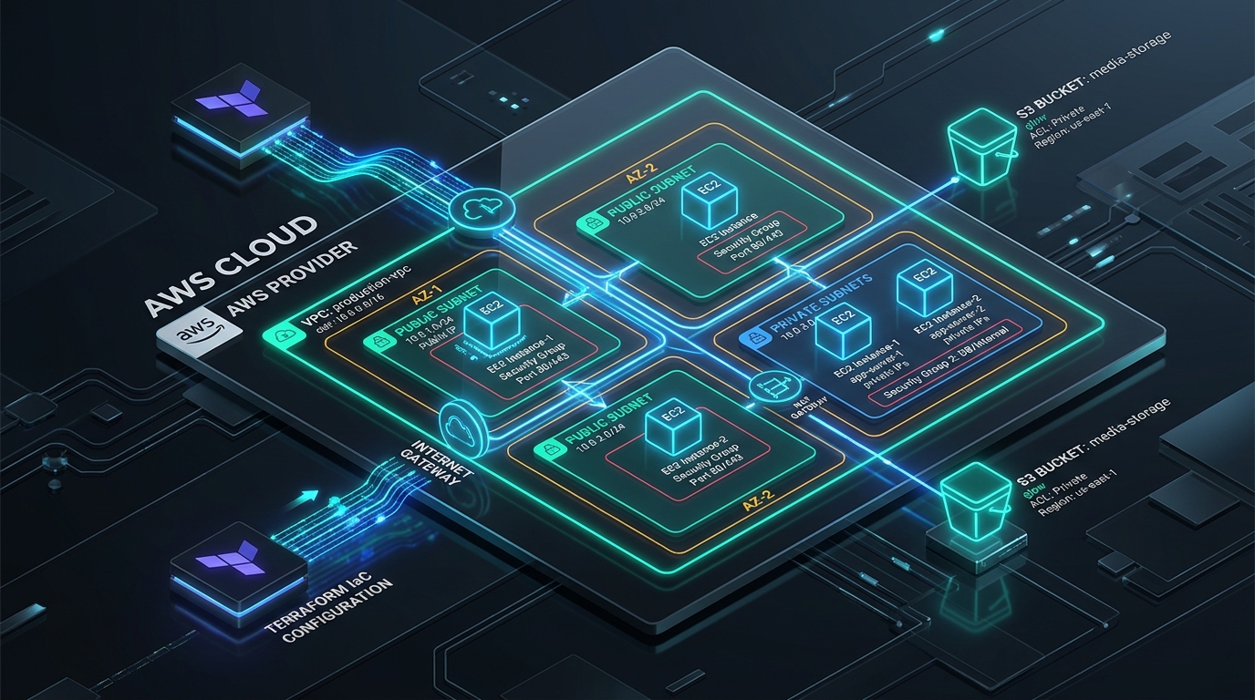 AWS Multi-Tier Infrastructure as Code with Terraform